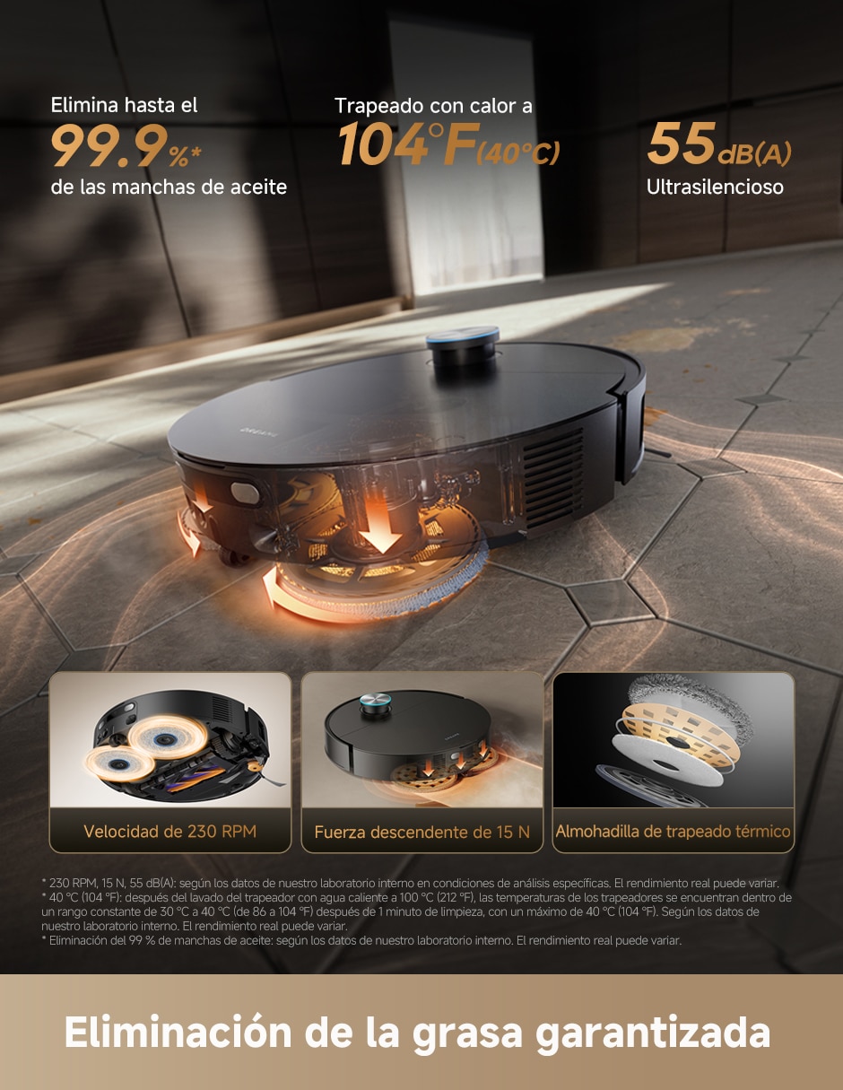 Aspiradora robot Dreame X60 Ultra RLX92DE